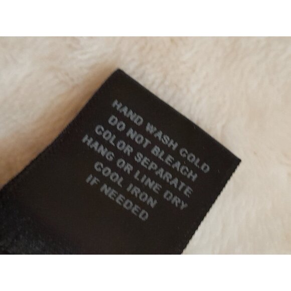 See You Monday Sz Medium Floral Tulle Embroidered Mesh Whimsigoth Midi Skirt Blk - Picture 6 of 8